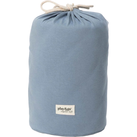 Play&Go Speelmat - Ø120 - Soft Organic - Dusty Blue - Play&Go - OneSize - Speelmat