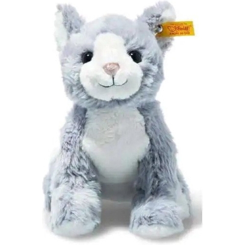 Steiff Knuffel - 26 cm. - Cassie CAT - Ice Blue/White - Steiff - OneSize - Knuffel