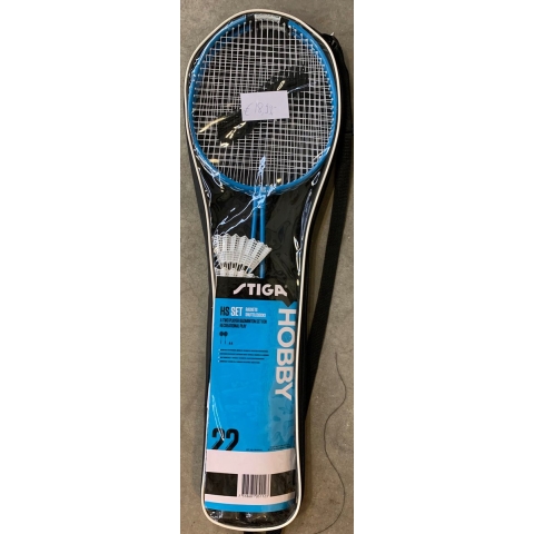 Stiga Badminton Set - Hobby HS - 5 Onderdelen - Blauw - Stiga - OneSize - Toebehoren