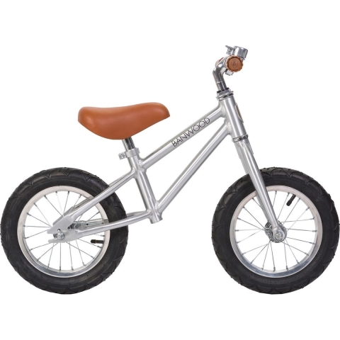 Banwood Loopfiets - First Go! - Chrome - Banwood - OneSize - Loopfiets