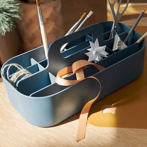 Liewood Opbergbox m. Hendel - 14.5x33x17 cm - Hope - Whale - Liewood - OneSize - Kisten