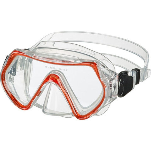 BECO Duikmasker - Ancona 4+ - Rood - BECO - OneSize - Duikbril