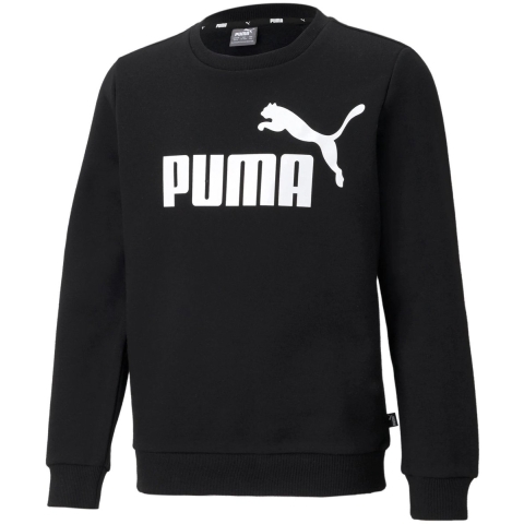 Puma Sweatshirt - Aas Big Logo Crew - Zwart m. Logo - Puma - 4 jaar (104) - Sweatshirt