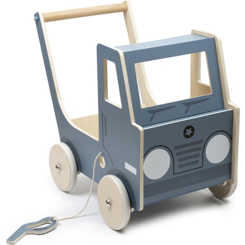 Smallstuff Loopwagen - Vrachtwagen - Blauw - Smallstuff - OneSize - Loopwagen