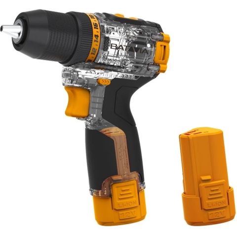 Batavia Fusion Drill 12V Brushless Boormachine (inclusief accu en oplader)