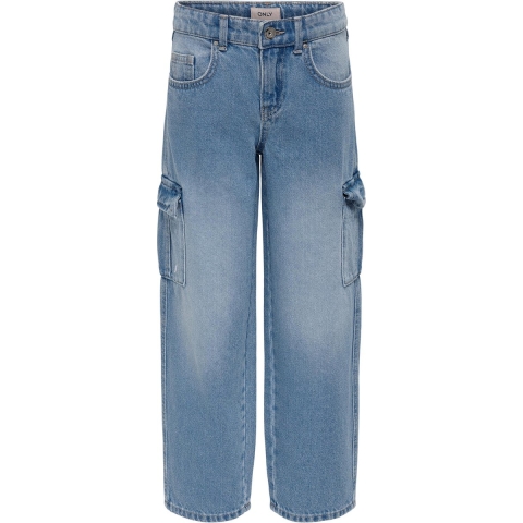 Kids Only Cargobroek - Noos - KogHarmony - Light Blue Denim - Kids Only - 6 jaar (116) - Jeans