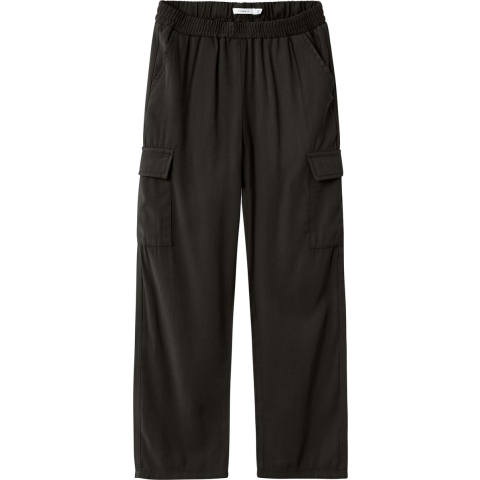 Name It Broek - Cargo - Noos - NkfBella - Zwart - Name It - 14 jaar (164) - Broeken - Katoen