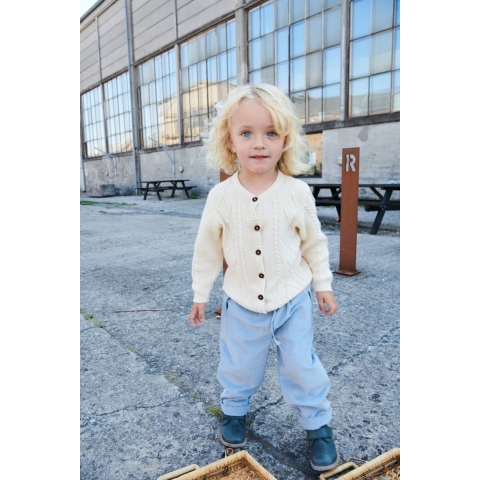 Copenhagen Colors Cardigan - Gebreid - Cream - Copenhagen Colors - 1½ jaar (86) - Cardigan