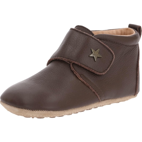Bisgaard Leren Slippers - Bruin m. Ster - Bisgaard - 22 - Leren Slippers