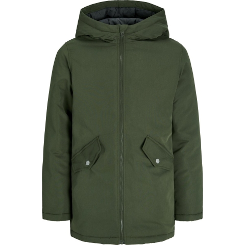 Jack & Jones Jas - Noos - JjLoop-parka - Bos Nacht - Jack & Jones - 12 jaar (152) - Winterjas