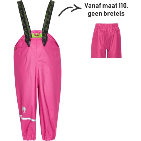 CeLaVi Regenbroek - PU - Roze - CeLaVi - 120 - Regenbroek