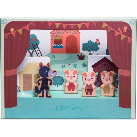 Lilliputiens Activiteitenspeelgoed - Louis Magnetisch Theater -  - Lilliputiens - OneSize - Activiteitenspeelgoed