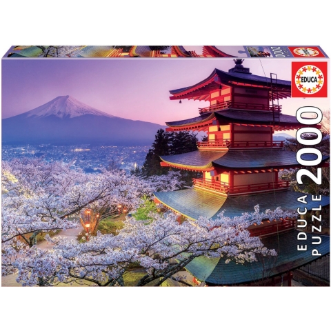 Educa Puzzel - 2000 Bakstenen - Mount Fuji, Japan - Educa - OneSize - Puzzel
