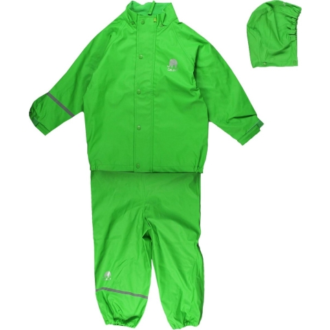 CeLaVi Regenkleding - PU - Groen - CeLaVi - 140 - Regenkleding