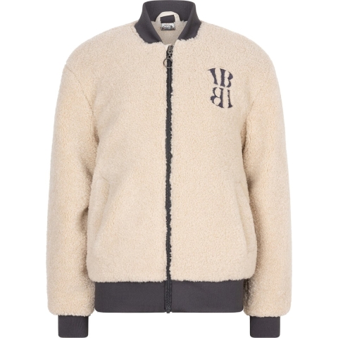 Indiaan Blue Jeans Fleece Jas - Zandschelp - Indian Blue Jeans - 16 jaar (176) - Fleece Jas
