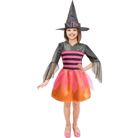 Ciao Srl. Kostuum - Barbie Heks - Barbie Strega Glamour - Ciao Srl. - 8-10 jaar (128-140) - Kostuum