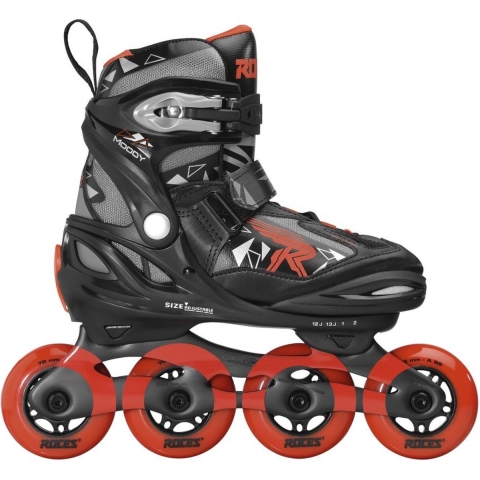 Roces Rolschaatsen - Moody Boy TIF - Zwart/Rood - Roces - 30/35 - Rolschaatsen
