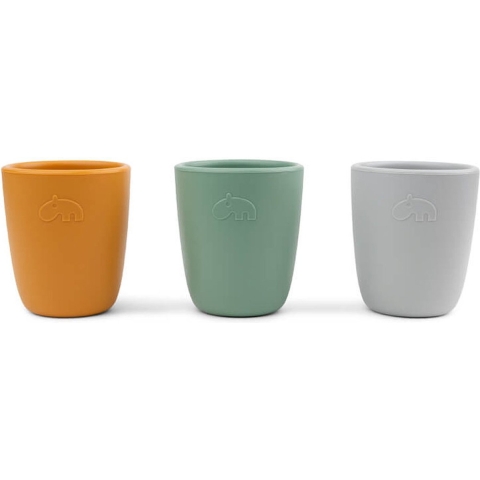 Done by Deer Beker - 3-pack - Silicone - Colour Mix - Done by Deer - OneSize - Beker