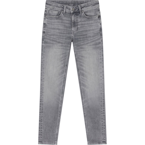 Indiaas Blue Jeans Jeans - Toelopende pasvorm - Light Grey Denim - Indian Blue Jeans - 16 jaar (176) - Jeans