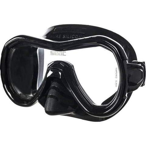 Seac Duikmasker - Giglio MD - Zwart - Seac - 7-13 jaar - Duikmasker