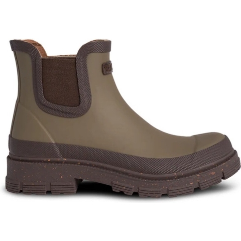 Woden Regenlaarzen - Liv Waterproof - Dark Olive - Woden - 40 - Regenlaarzen
