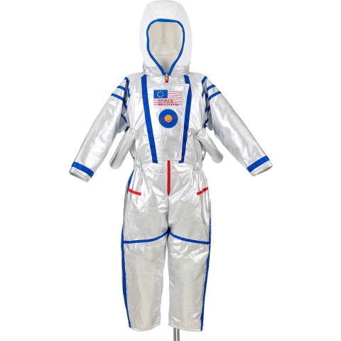 Souza Kostuum - Astronaut - Zilver - Souza - 3-4 jaar (98-104) - Kostuum