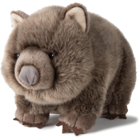 Bon Ton Toys Knuffel - 28 cm - WWF Wombat - Zwart - Bon Ton Toys - OneSize - Knuffel