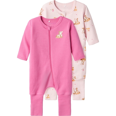Name It Pyjamapak - NbfNachtpak - 2-pack - Ibis Rose - Name It - 74 - Pyjamapak