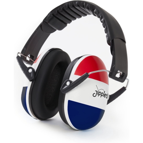 Jippies Gehoorbeschermers - Rood/Wit/Blauw - Jippies - OneSize - Gehoorbeschermers