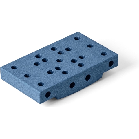 MODU Blok Basis - 50x30x10 cm - Deep Blue - MODU - OneSize - Activiteitenspeelgoed