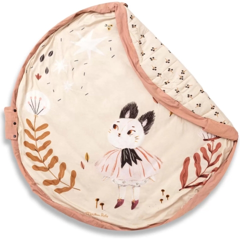 Play&Go x Moulin Roty Speelmat - 3-in-1 - Ø: 120 Cm - Aprés La - Play&Go - OneSize - Speelmat