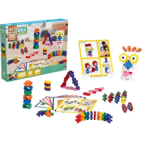 Plus-Plus BIG Leer bouwen - 140 st. - Big Activity - Plus-Plus - OneSize - Blokken