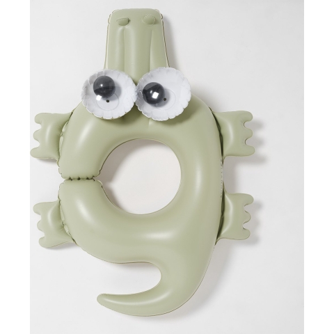 SunnyLife Zwemband - 83x62 cm - Cookie De Krokodil - SunnyLife - OneSize - Zwemband