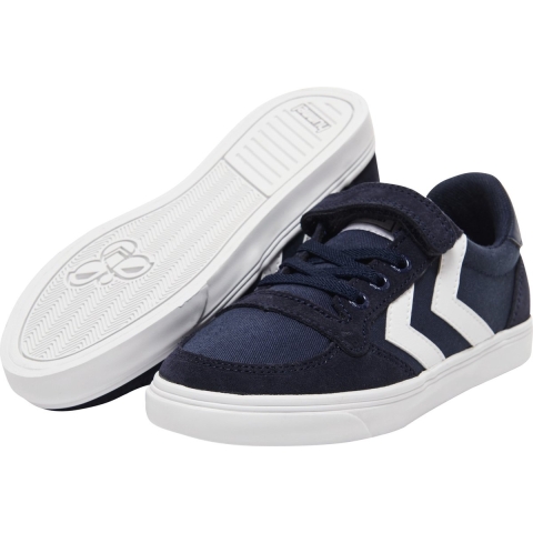Hummel Schoenen - HMLSlimmer Stadil Laag Jr - Dress Blue - Hummel - 33 - Schoenen