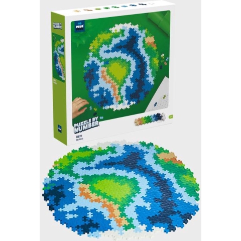 Plus-Plus Puzzel Stad Nummer - 800 st. - Aarde - Plus-Plus - OneSize - Blokken