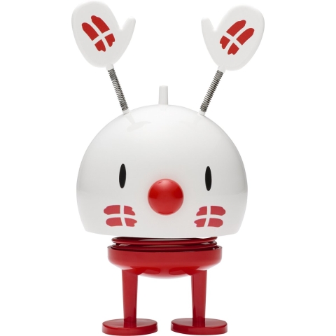 Hoptimist Medium+ Bumble - 14 cm - Verjaardag - Rood/Wit - Hoptimist - OneSize - Decoratief figuur