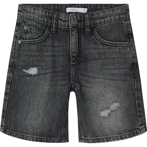 Name It Shorts - NkmSilas - Dark Grey Denim - Name It - 12 jaar (152) - Shorts