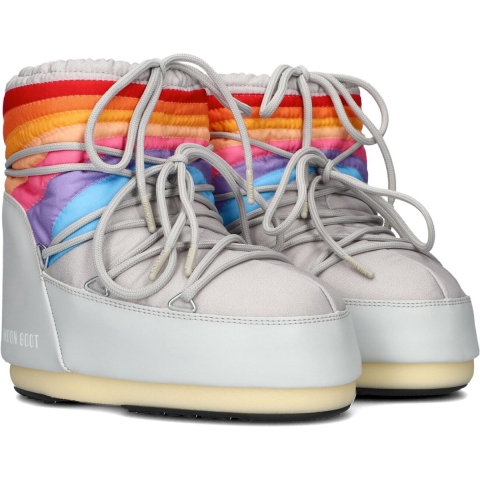 Moon Boot Winterlaarzen - Pictogram laag Rainbow - Gletsjer Grey - Moon Boot - 39/41 - Winterlaarzen