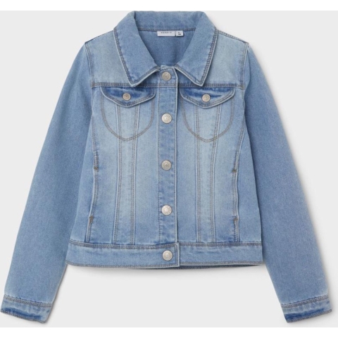 Name It Spijkerjas - Noos - NkfStar - Light Blue Denim - Name It - 9 jaar (134) - Zomerjas