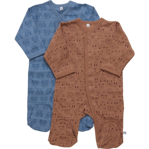 Pippi Baby Boxpak - Pyjamapak - 2-pack - Blue Mirage - Pippi Baby - 1½ jaar (86) - Boxpak