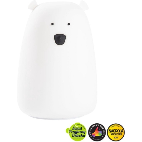 Rabbit & Friends Lamp - Beer - 10,7x16 cm - Wit - Rabbit & Friends - OneSize - Lamp