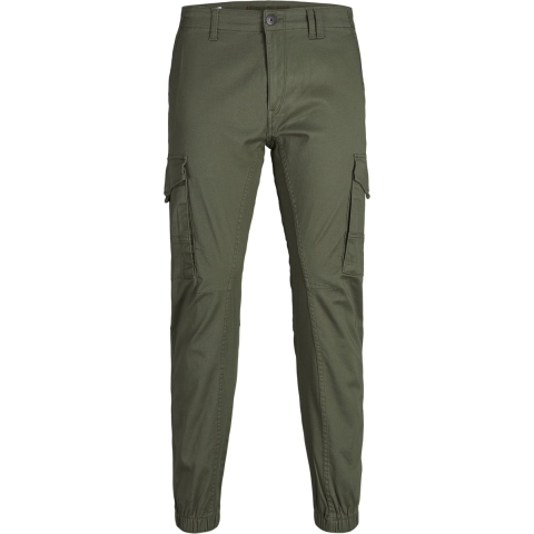 Jack & Jones Broek - JpstPaul - Noos - Olive Nacht - Jack & Jones - 16 jaar (176) - Broeken - Katoen