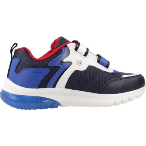 Geox Schoenen m. Licht - J Ciberdron - Super Mario - Navy/Royal - Geox - 34 - Lichtgevende Schoenen