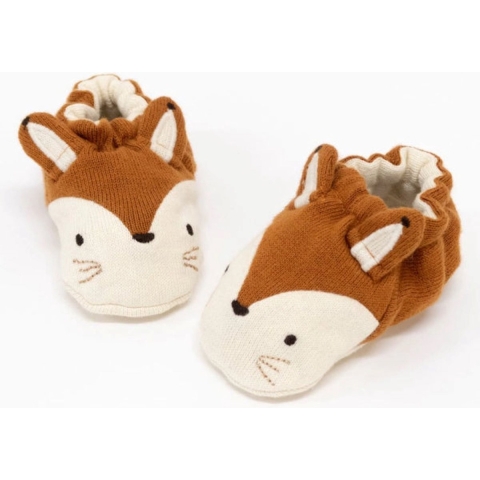 Meri Meri Set - Kruipschoenen/Babymuts - Vos - Meri Meri - OneSize - Babymuts