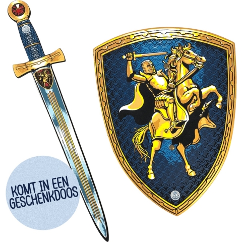 Liontouch Kostuum - Ridderset - Blauw - Liontouch - OneSize - Kostuum