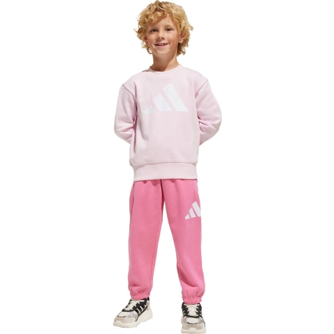 adidas Performance Sweatset - LK BL FL Jog - Clroze/White - adidas Performance - 4 jaar (104) - Sweatset