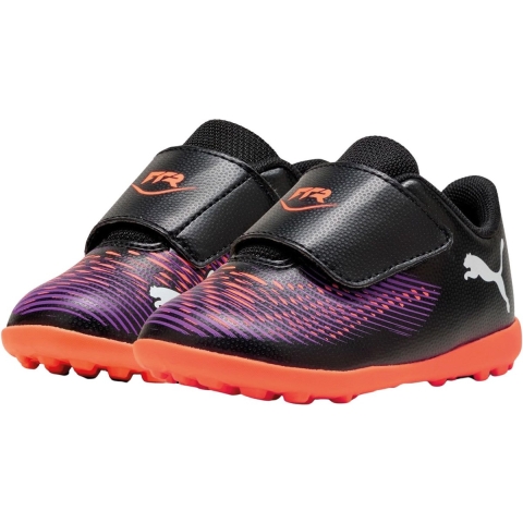 Puma Indoorschoenen - Future 8 Play TT V Inf - Zwart/Wit/Gloeien - Puma - 21 - Schoenen