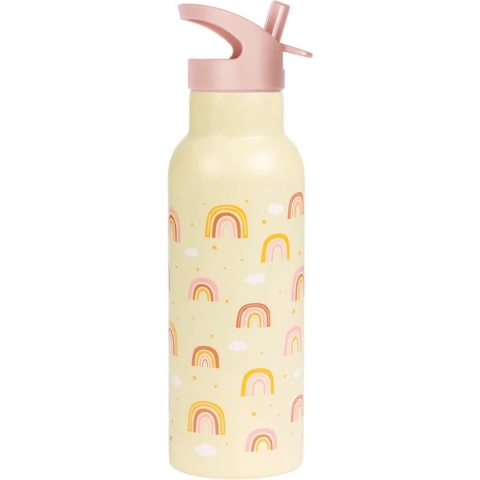 A Little Lovely Company Drinkfles - 500 ml - Regenbogen - A Little Lovely Company - OneSize - Drinkfles