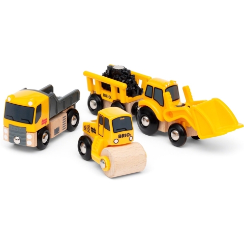 BRIO Bouwvoertuigen - 5 Onderdelen 33658 - BRIO - OneSize - Trein