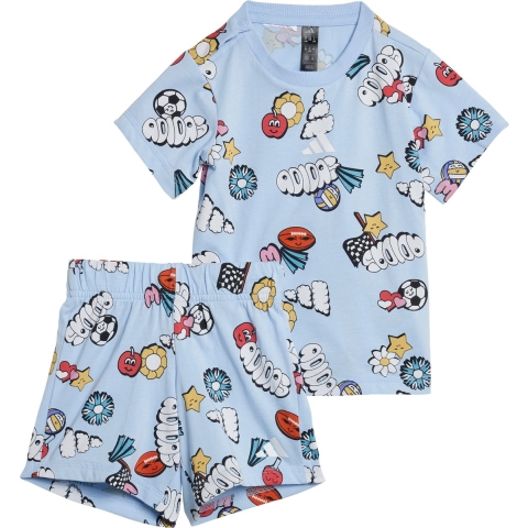 adidas Performance Set - Lichtblauw/Multicolour - adidas Performance - 4 jaar (104) - Shorts